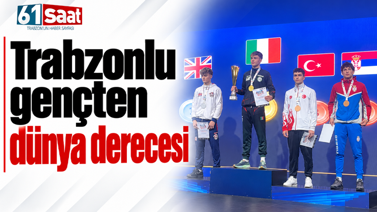 Trabzonlu gençten dünya derecesi – 61SAAT