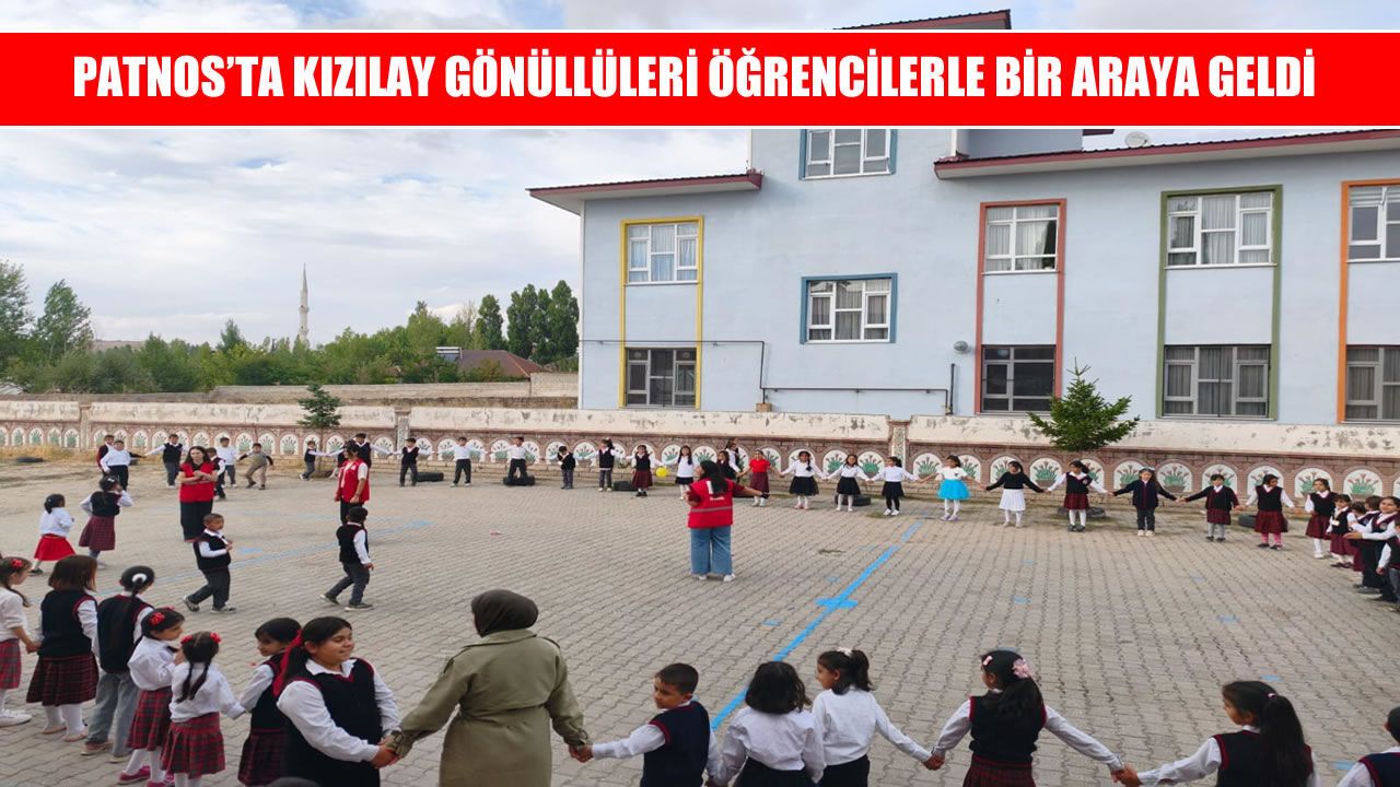 Kızılay Gönüllüleri Patnos’ta Öğrencilerin Yüzünü Güldürdü – Haber49