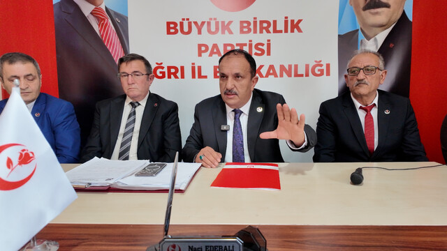 BBP Genel Başkan Yardımcısı Uğur Bulut, Ağrı’da konuştu: – Habertürk