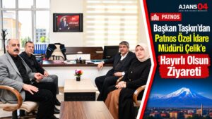 Başkan Taşkın’dan Patnos Özel İdare Müdürü Çelik’e Hayırlı Olsun Ziyareti – Ajans04