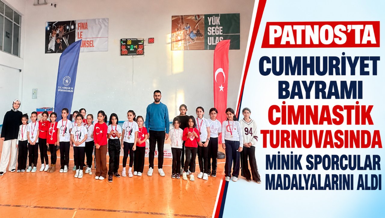 Patnos’ta Cumhuriyet Bayramı Cimnastik Turnuvasında Minik Sporcular Madalyalarını Aldı – Ajans04