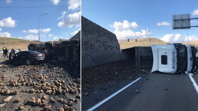 Ağrı’daki trafik kazasında ölen 4 kişinin cenazeleri yan yana defnedildi – Yeni Şafak