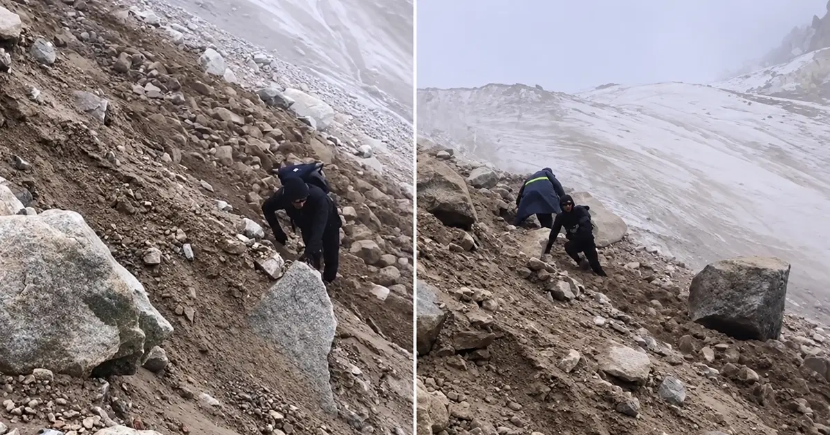 Ağrı Dağı’nda heyelan. Dağcılar kayalardan son anda kurtuldu – NTV Haber