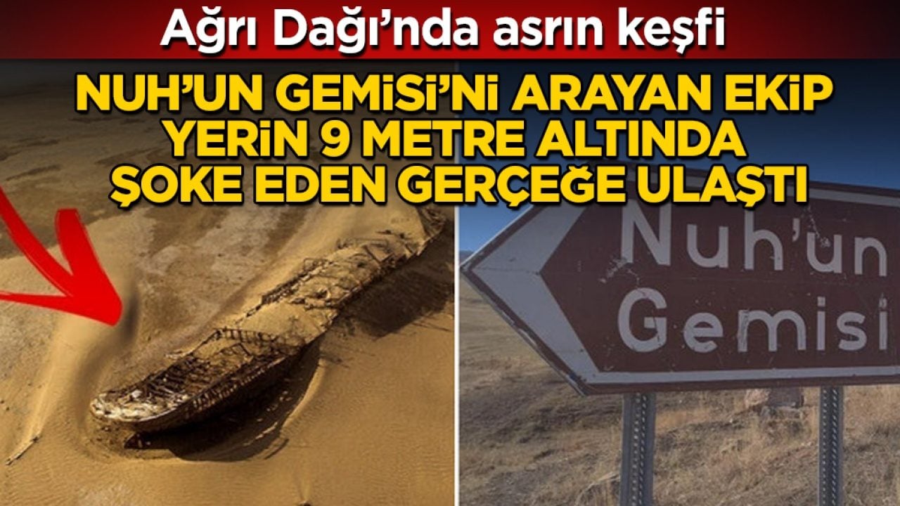 Ağrı Dağı’nda asrın keşfi: Nuh’un Gemisi’ni arayan ekip sondaj vurunca yerin 9 metre altında şoke eden gerçeğe ulaştı – Yeni Akit Gazetesi