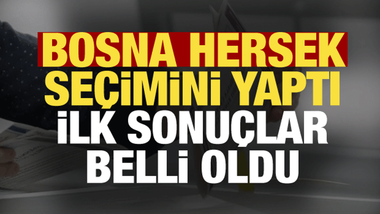 Bosna Hersek’te seçim sonuçları belli oldu – Haber 7